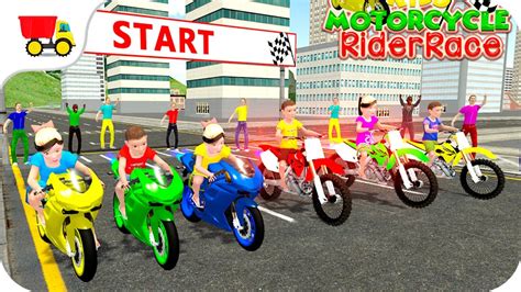 Bike Racing Games   Kids MotorBike Rider Race 3D ...