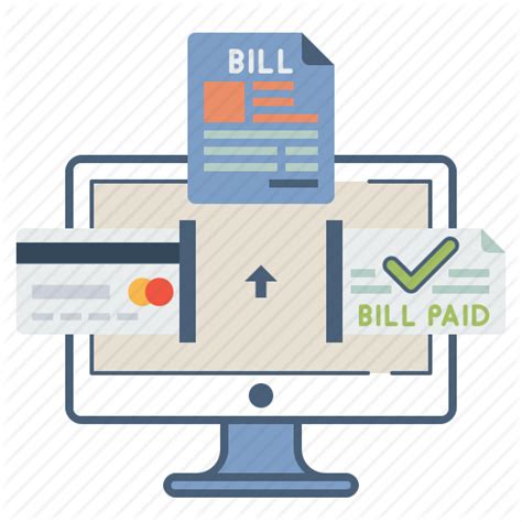 Bill, card, electronic, invoice, master, online, payment icon