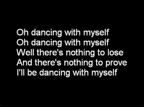 Billy Idol Dancing With Myself Lyrics MJ   YouTube