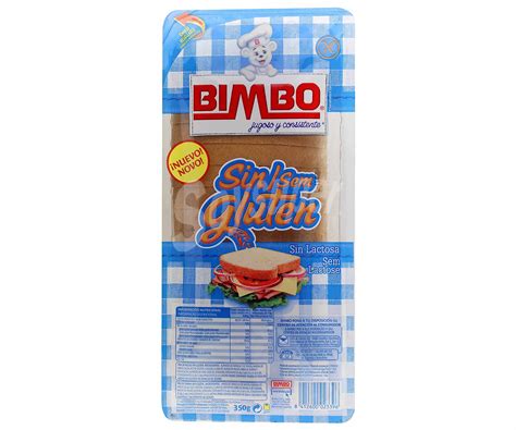 Bimbo Pan sandwich sin gluten Paquete 350G