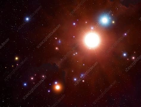 Binary star system   Stock Image   R620/0278   Science ...
