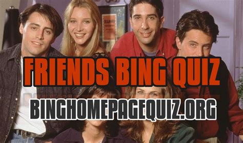 Bing Friends Quiz | Bing Homepage Quiz