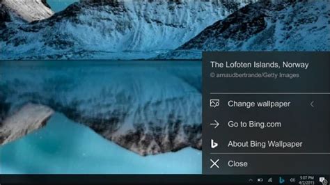 Bing Wallpaper: cambia el fondo de escritorio de Windows a diario