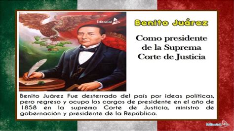 Biografía de Benito Juarez para niños de Primaria y ...