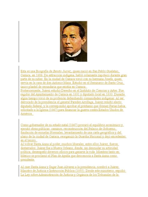 Biografía de Benito Juarez | Política | Gobierno