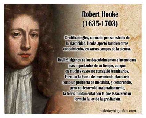 Biografia de Hooke Robert:Vida y Obra Cientifica