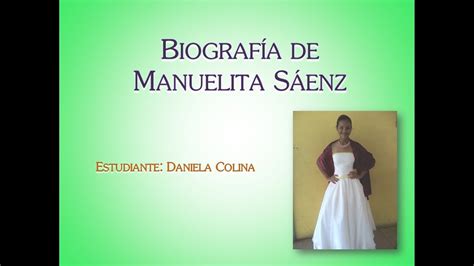 Biografía de Manuelita Sáenz y Simón Bolívar   YouTube