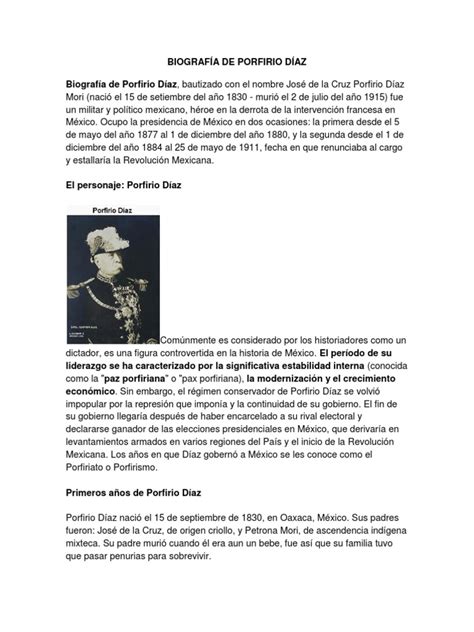 Biografía de Porfirio Díaz | México | Militar