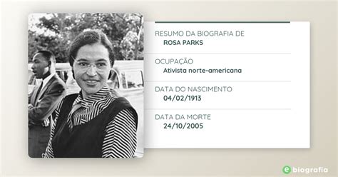 Biografia de Rosa Parks   eBiografia