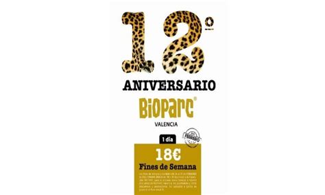 Bioparc Valencia 12.º aniversario   Desde 18 € | Groupon