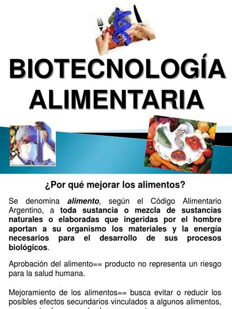 biotecnologia alimentaria | Organismo genéticamente ...