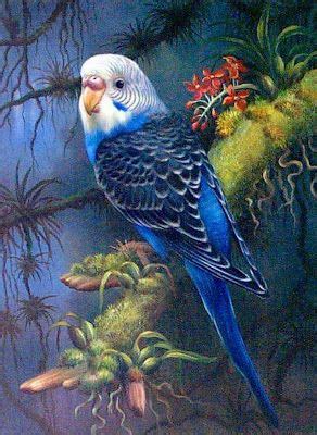 Bird Painting, Oil On Canvas~ Paisajes Con Pájaros Pintado ...