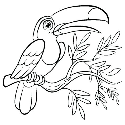 Birds to color for children   Birds Kids Coloring Pages