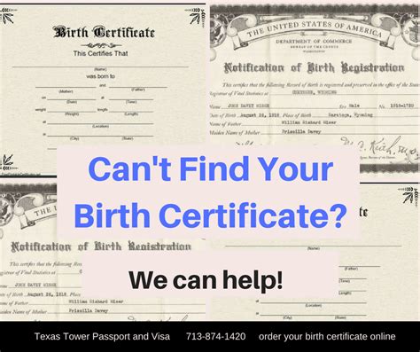 birth certificate Archives   Texas Tower 24 Hour Passport ...