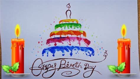 Birthday Cake Designs for Kids | Birthday Cake Drawing ...