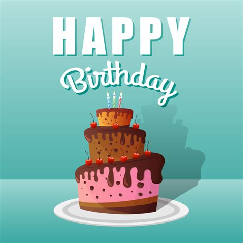 Birthday Cake Free Vector Art    6,359 Free Downloads