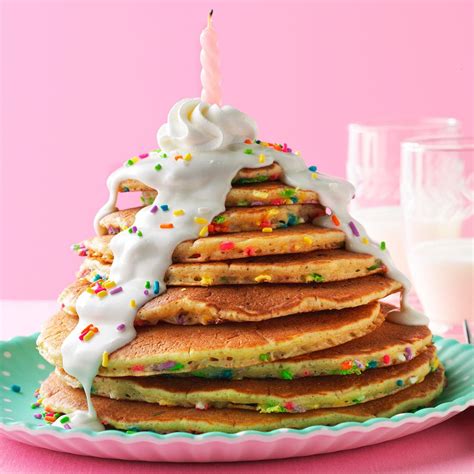 Birthday Cake Pancakes Recipe | Taste of Home