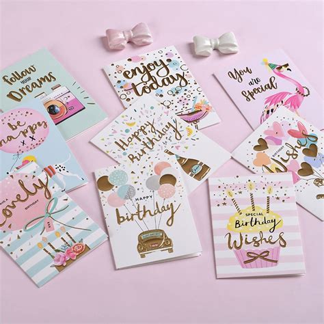 Birthday Wishes Cards Kids Birthday Cards Glitter Foil ...