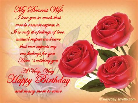 Birthday Wishes for Wife – Easyday