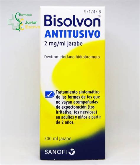 Bisolvon Antitusivo jarabe 200ml   Farmacia Javier Escrivà