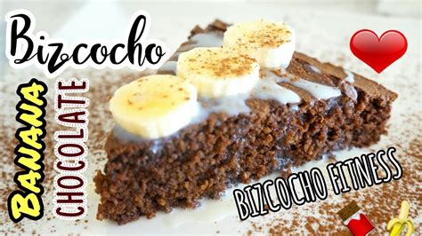 Bizcocho de Avena Banana y Chocolate  Choco Fitness    YouTube