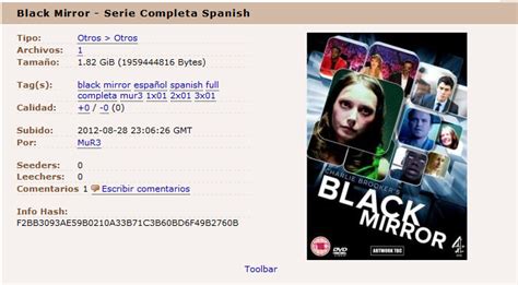 Black Mirror en español, serie completa 1ª Temporada ...