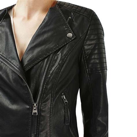 Black Motorcycle Leather Jacket For Womens | Motorcycle ...