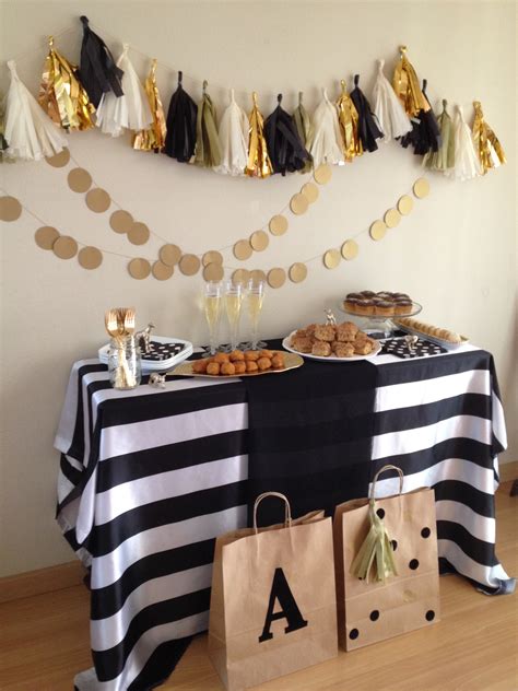 Black White & Gold Party | Let s Get Thrifty