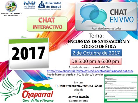 Blog Alcaldía Chaparral Tolima 2016 2019  Cuna de Paz y Progreso ...