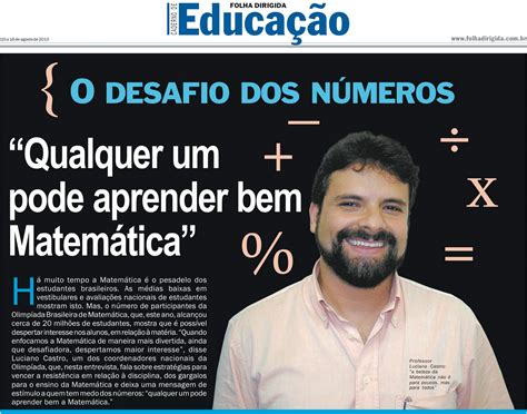 Blog Aprender   Luciano Monteiro de Castro:  A Matemática ...
