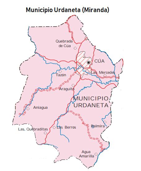 Blog de Biologia: Mapa del Municipio Urdaneta  Cúa