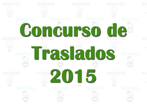 Blogdelmaestro: Concurso General de Traslados 2015   Andalucía