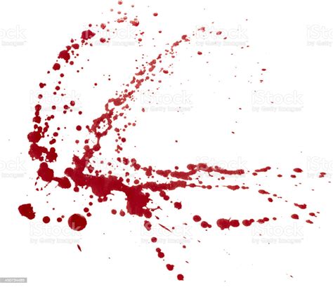 Blood Splatter Isolated Clipping Path Stock Photo ...