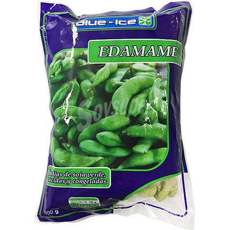 Blue Ice Edamame, Judias de soja verde cocidas Bolsa 500 g