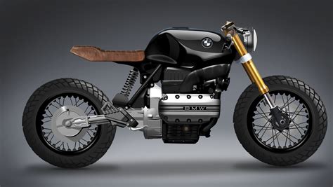 BMW K100 brat style, cafe racer personal project and ...