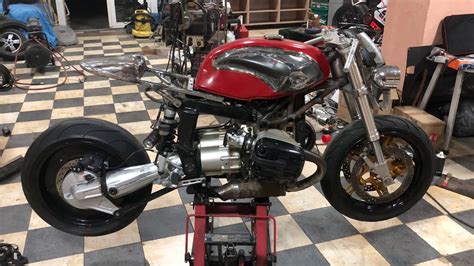 BMW R1100S Cafe Racer   YouTube
