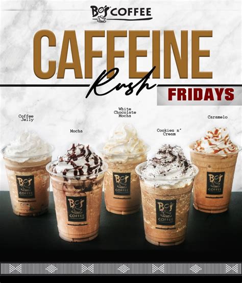 Bo s Coffee Anniversary Promo   Caffeine Rush Fridays ...