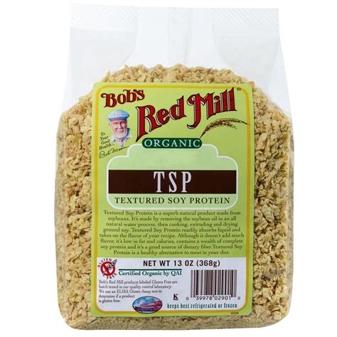 Bob s Red Mill, Organic, TSP, Textured Soy Protein, 13 oz ...