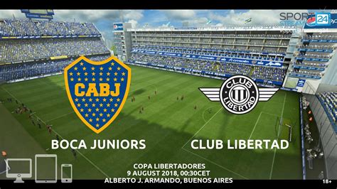 Boca Juniors v Libertad Asuncion Live Streaming Football ...