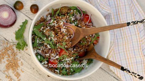 Bocados Caseros: Ensalada de granos de espelta, tomates ...