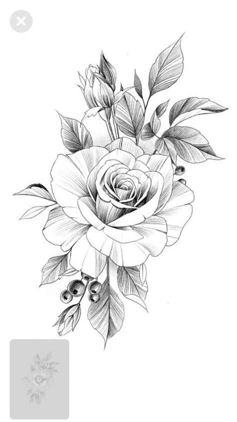 Bocetos De Rosas Para Tatuajes / Chronic Ink Tattoo Cindy Tattoo Floral ...
