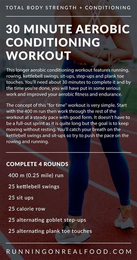 Bodyweight Strength and Running Workout | Conditioning ...