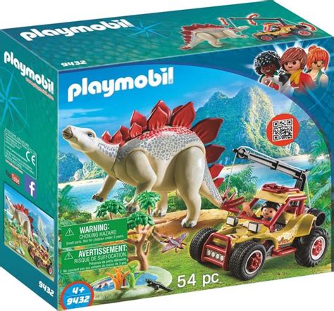 bol.com | PLAYMOBIL Dinos Avonturiersbuggy met Stegosaurus ...