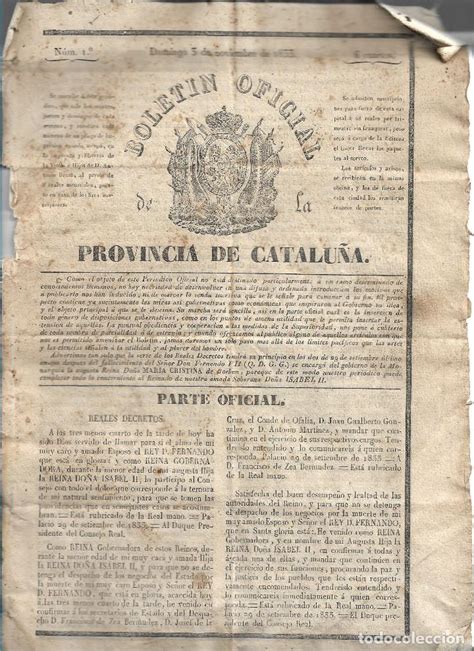 boletin oficial de la provincia de cataluña, añ   Comprar Revistas y ...