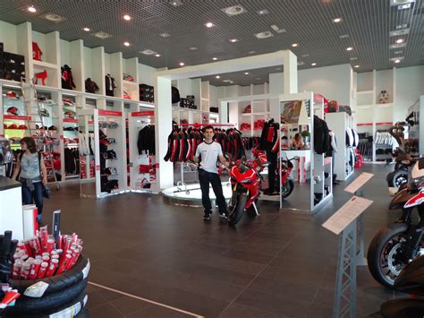 Bologna: Ducati factory store. No pictures were allowed ...