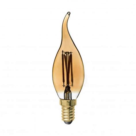 Bombilla LED vela vintage oro filamento 4W E14 – Decoled ...
