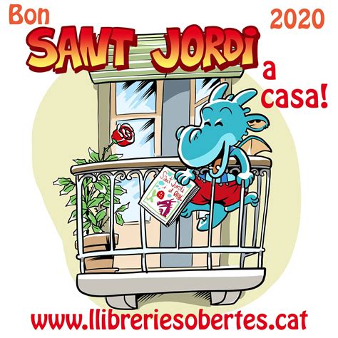 Bon sant Jordi 2020, encara que sigui a casa!