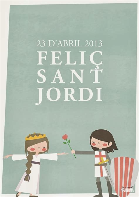 Bon Sant Jordi!（by Apanona）   ILLUSTRATION （Daily）