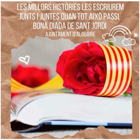 Bona diada de Sant Jordi! — Ajuntament d Alguaire