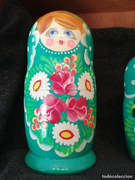 bonitas muñecas rusas de madera matriuskas 5 pi   Comprar Arte Étnico ...